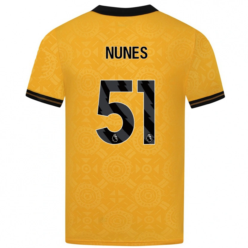 Danxen Criança Camisola Grazi Nunes #51 Amarelo Preto Principal 2025/26 Camisa Brasil