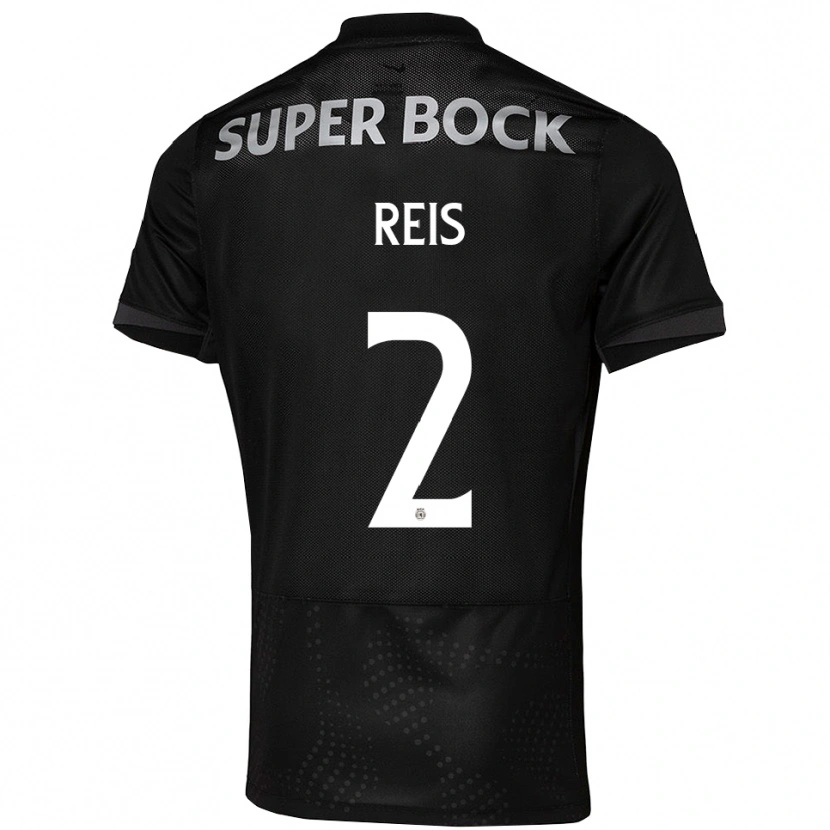 Danxen Criança Camisola Matheus Reis #2 Preto Branco Alternativa 2025/26 Camisa Brasil
