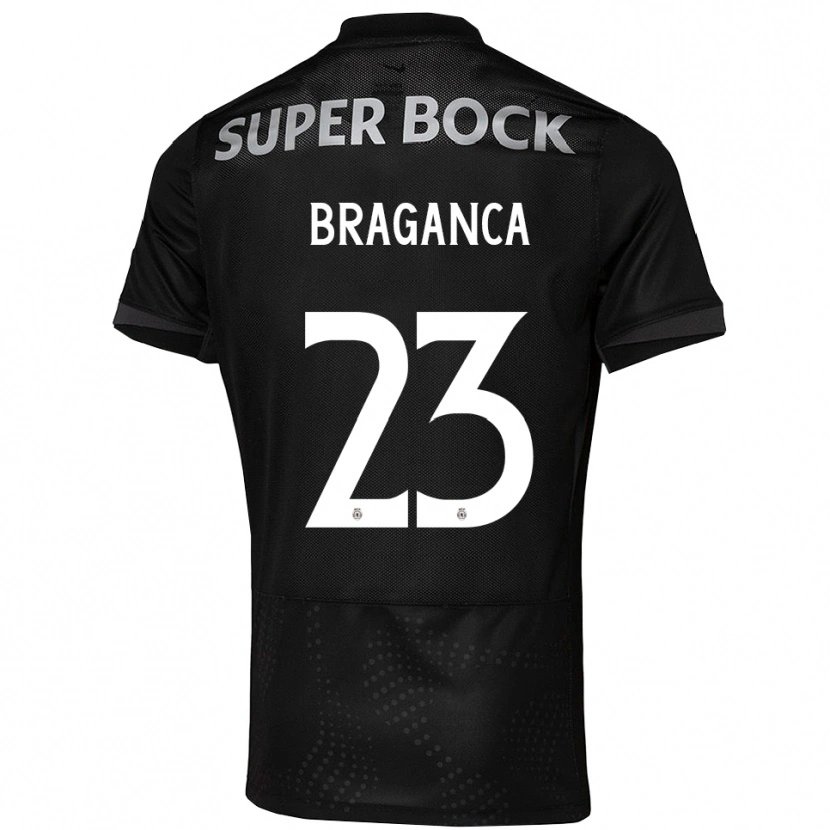 Danxen Criança Camisola Daniel Bragança #23 Preto Branco Alternativa 2025/26 Camisa Brasil