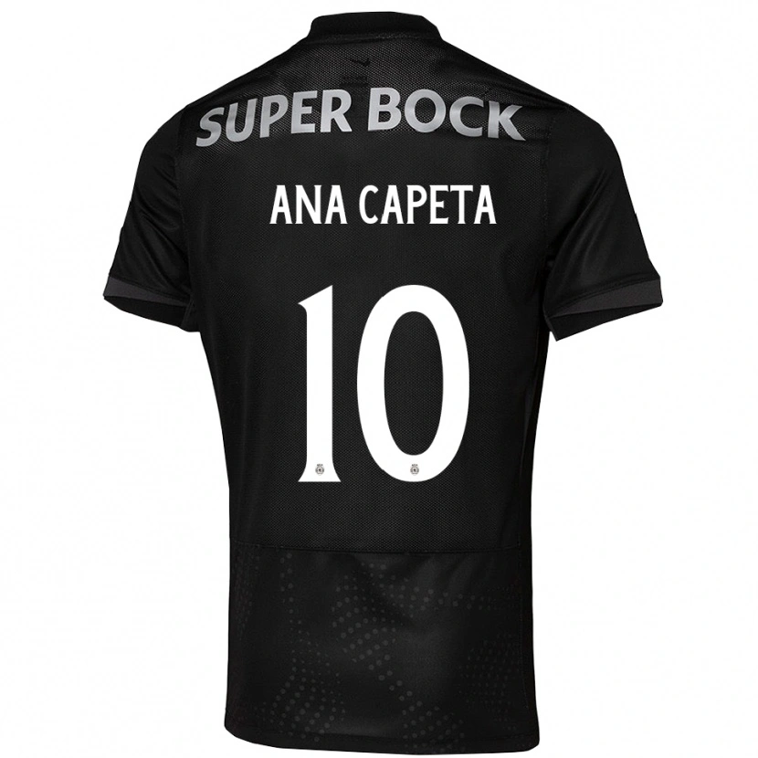 Danxen Criança Camisola Ana Capeta #10 Preto Branco Alternativa 2025/26 Camisa Brasil
