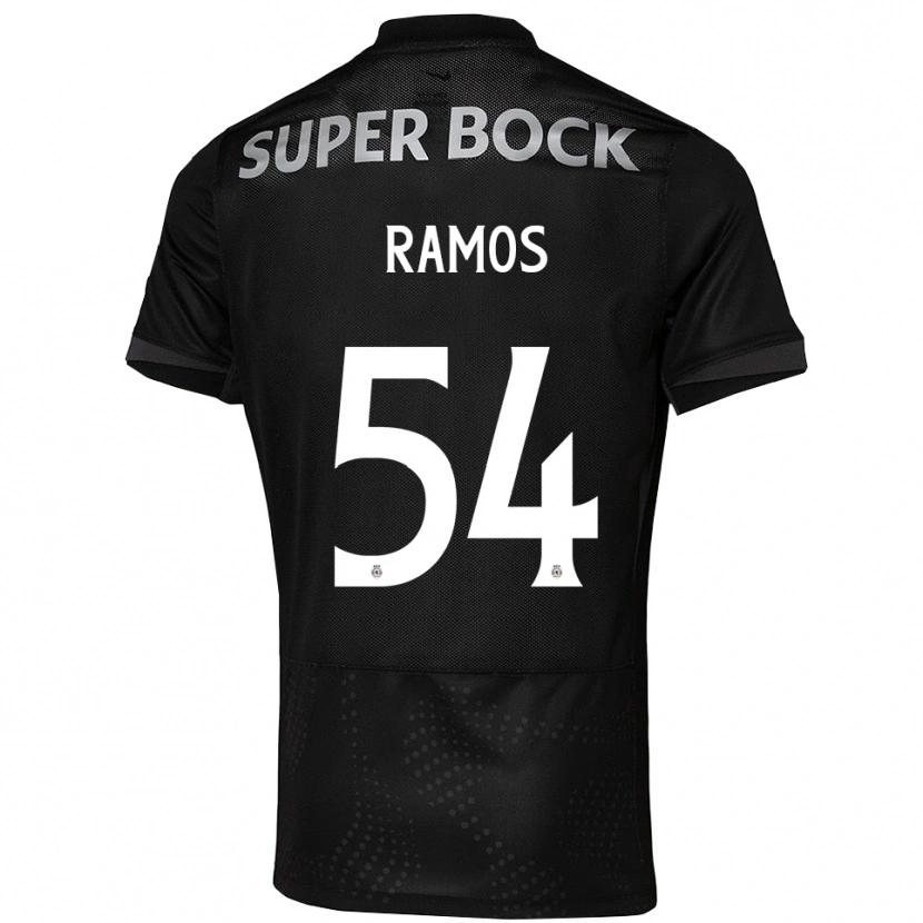 Danxen Criança Camisola Bruno Ramos #54 Preto Branco Alternativa 2025/26 Camisa Brasil