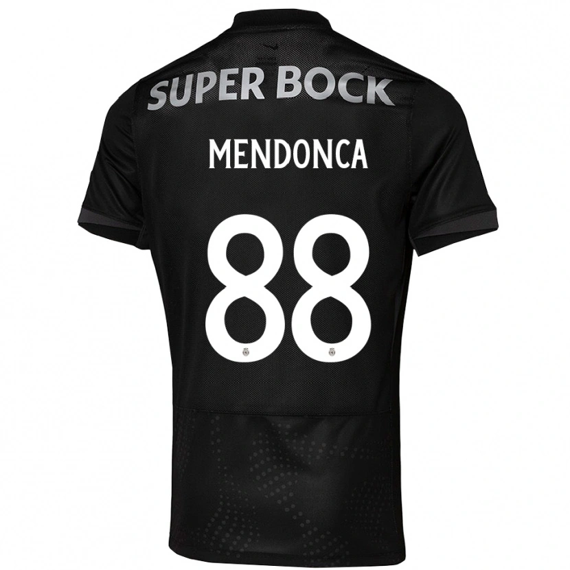 Danxen Criança Camisola Manuel Mendonça #88 Preto Branco Alternativa 2025/26 Camisa Brasil