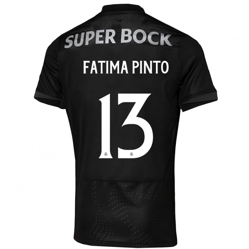 Danxen Criança Camisola Fátima Alexandra Figueira Pinto #13 Preto Branco Alternativa 2025/26 Camisa Brasil