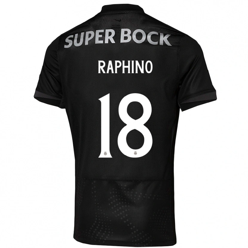 Danxen Criança Camisola Brittany Raphino #18 Preto Branco Alternativa 2025/26 Camisa Brasil