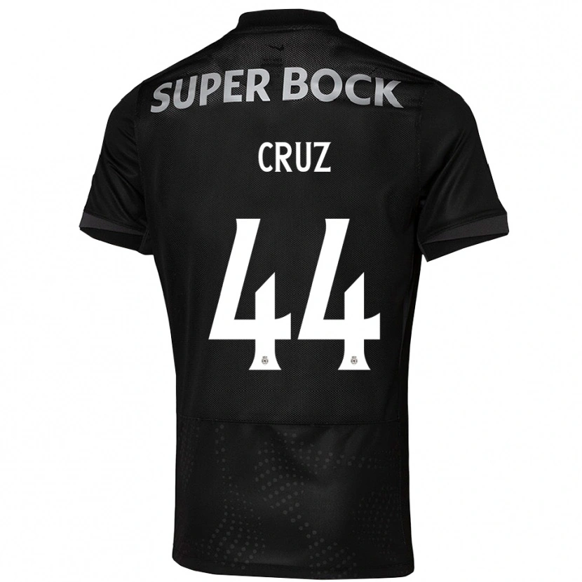 Danxen Criança Camisola Marco Cruz #44 Preto Branco Alternativa 2025/26 Camisa Brasil