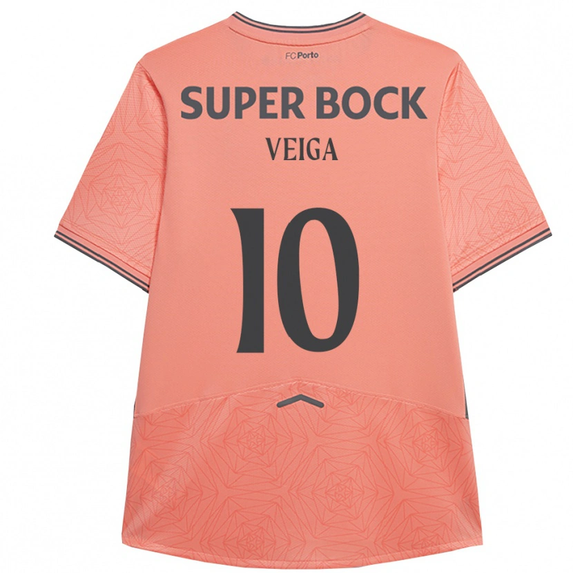 Danxen Criança Camisola Gabri Veiga #10 Rosa Marinho Alternativa 2025/26 Camisa Brasil