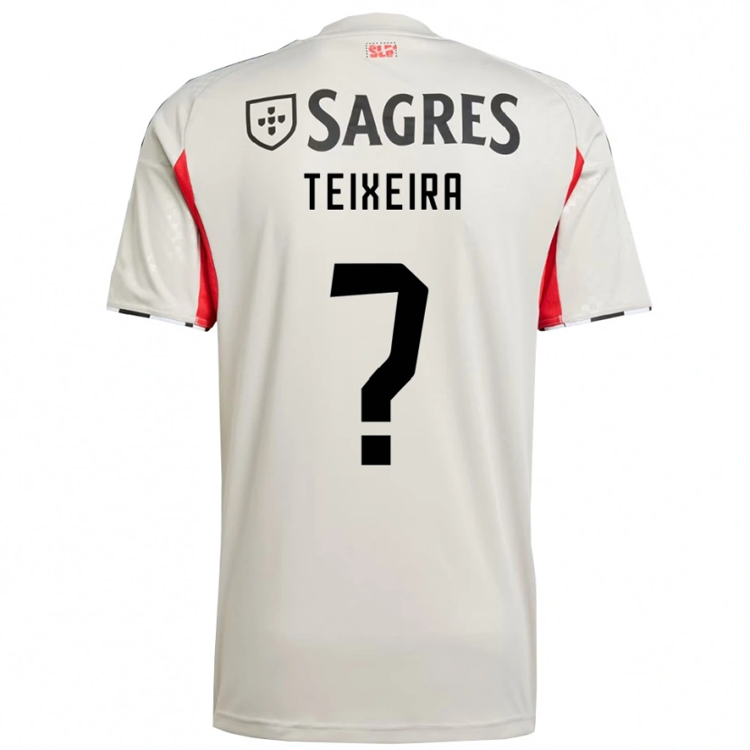 Danxen Criança Camisola Ricardo Teixeira #0 Branco Sujo Vermelho Alternativa 2025/26 Camisa Brasil