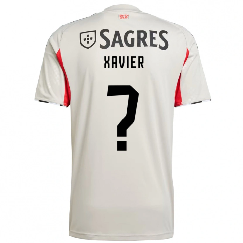 Danxen Criança Camisola Luiz Xavier #0 Branco Sujo Vermelho Alternativa 2025/26 Camisa Brasil