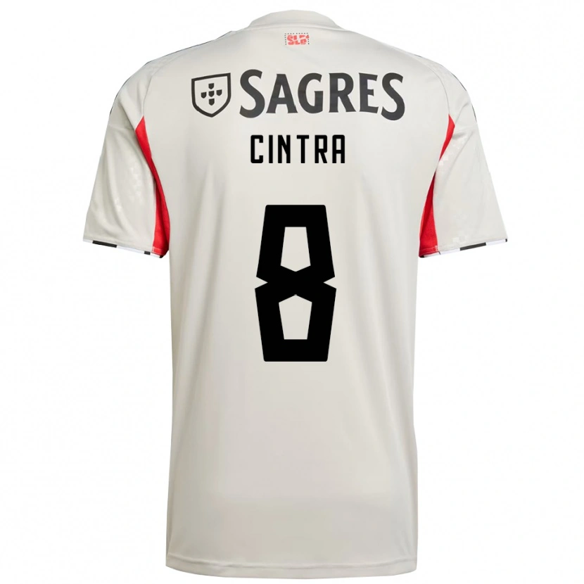 Danxen Criança Camisola Marta Cintra #8 Branco Sujo Vermelho Alternativa 2025/26 Camisa Brasil