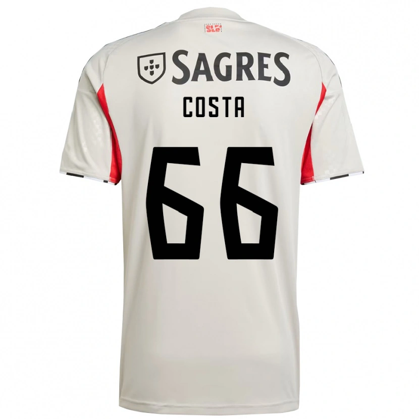Danxen Criança Camisola Rute Costa #66 Branco Sujo Vermelho Alternativa 2025/26 Camisa Brasil
