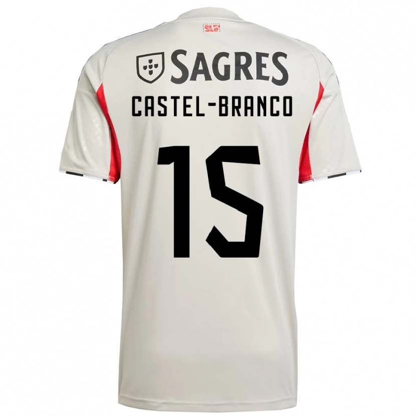 Danxen Criança Camisola Diego Castel Branco #15 Branco Sujo Vermelho Alternativa 2025/26 Camisa Brasil