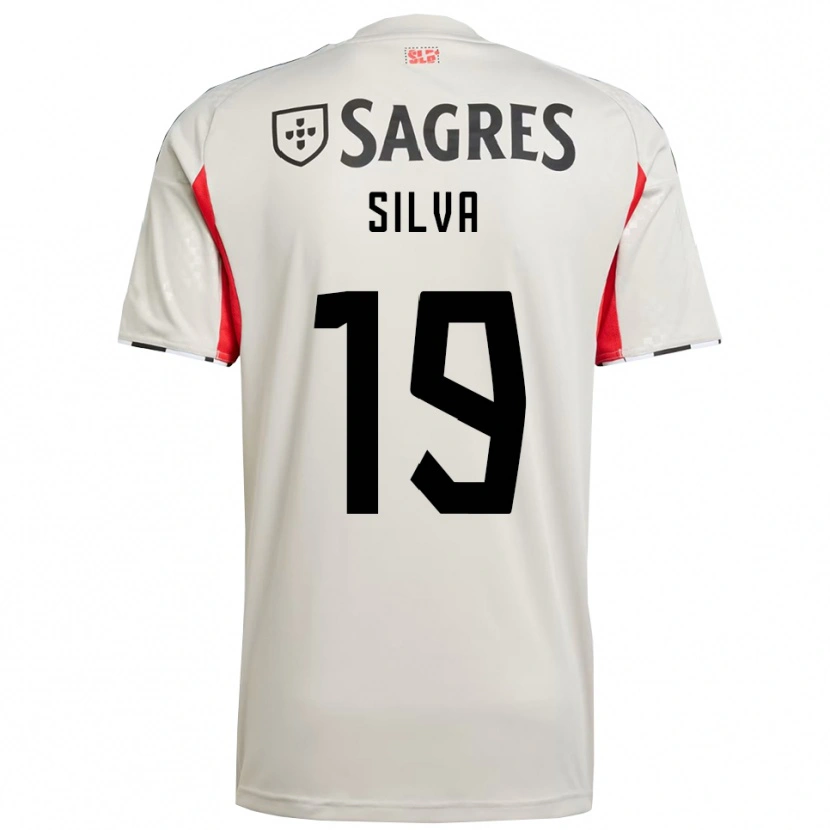 Danxen Criança Camisola Francisco Silva #19 Branco Sujo Vermelho Alternativa 2025/26 Camisa Brasil