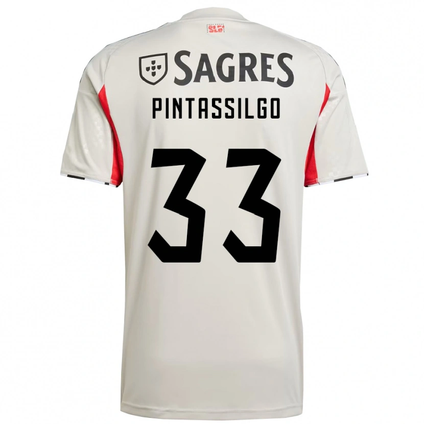 Danxen Criança Camisola Lara Pintassilgo #33 Branco Sujo Vermelho Alternativa 2025/26 Camisa Brasil