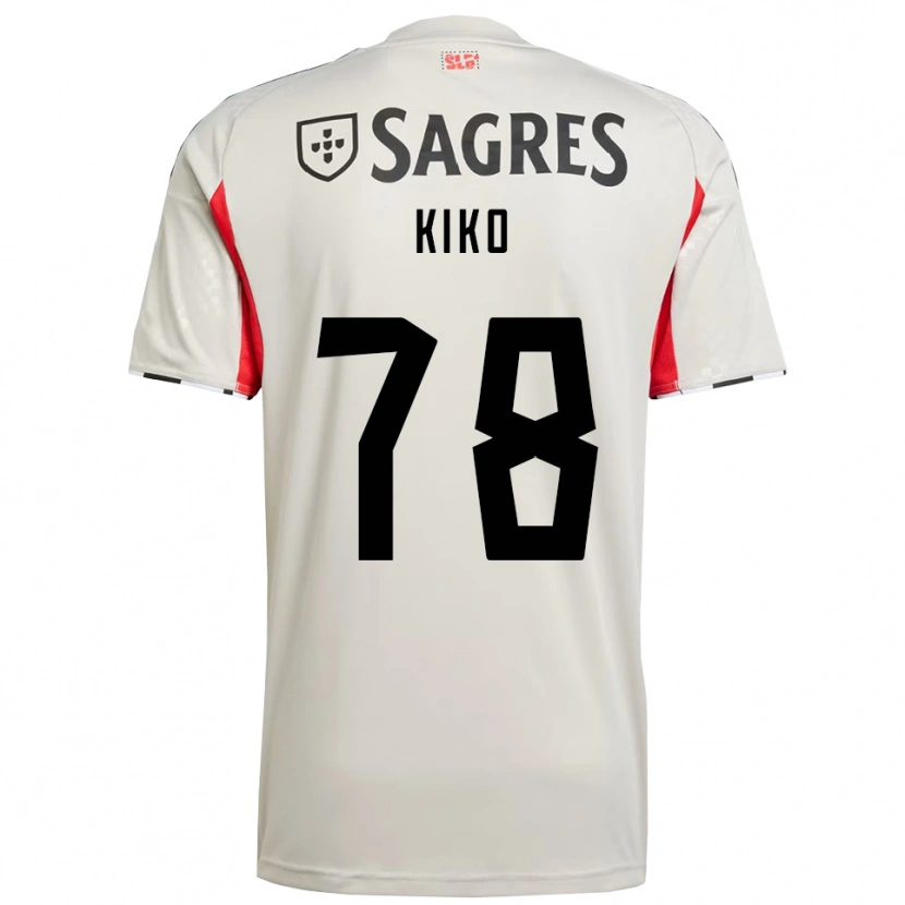 Danxen Criança Camisola Kiko #78 Branco Sujo Vermelho Alternativa 2025/26 Camisa Brasil