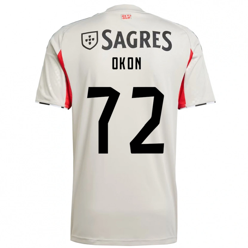 Danxen Criança Camisola Paul Okon #72 Branco Sujo Vermelho Alternativa 2025/26 Camisa Brasil