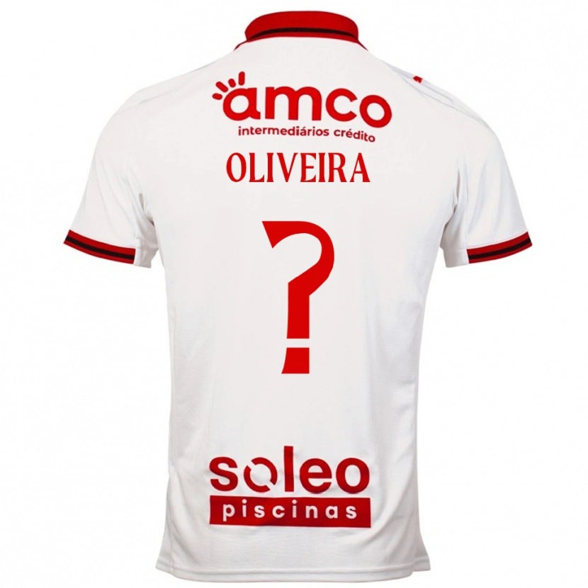 Danxen Criança Camisola Leandro Oliveira #0 Branco Vermelho Alternativa 2025/26 Camisa Brasil