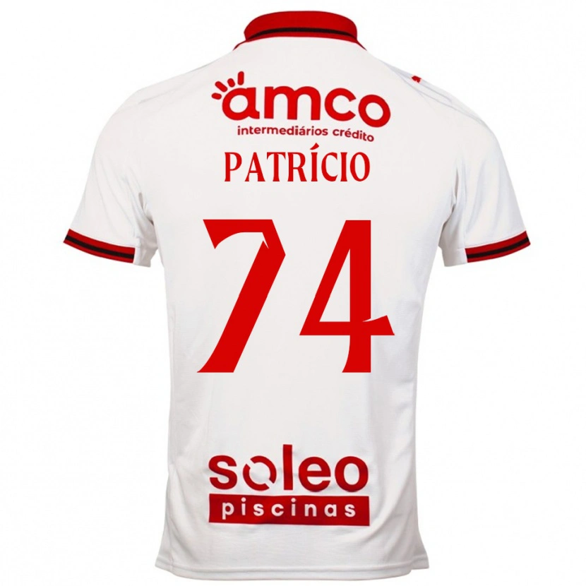 Danxen Criança Camisola Nuno Patrício #74 Branco Vermelho Alternativa 2025/26 Camisa Brasil