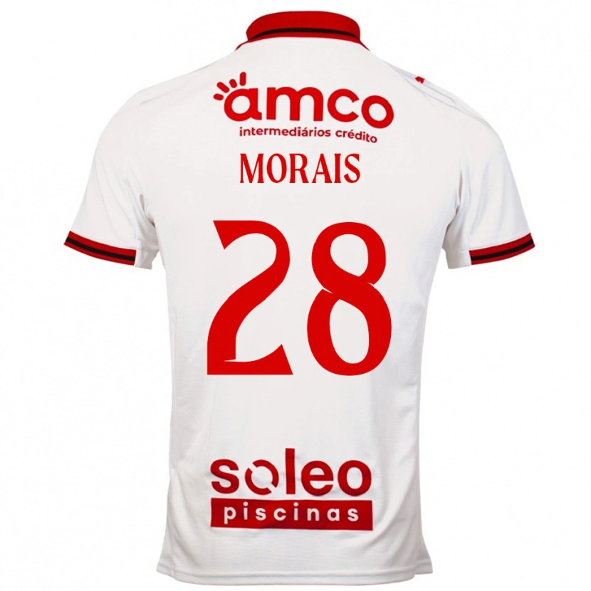 Danxen Criança Camisola Patrícia Morais #28 Branco Vermelho Alternativa 2025/26 Camisa Brasil