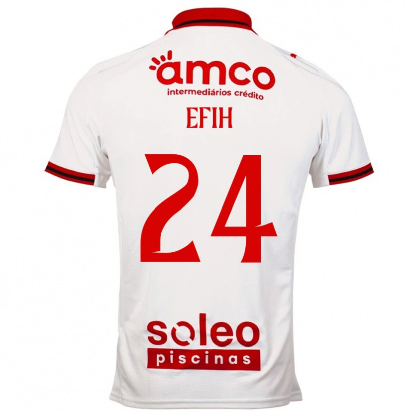 Danxen Criança Camisola Peace Efih #24 Branco Vermelho Alternativa 2025/26 Camisa Brasil