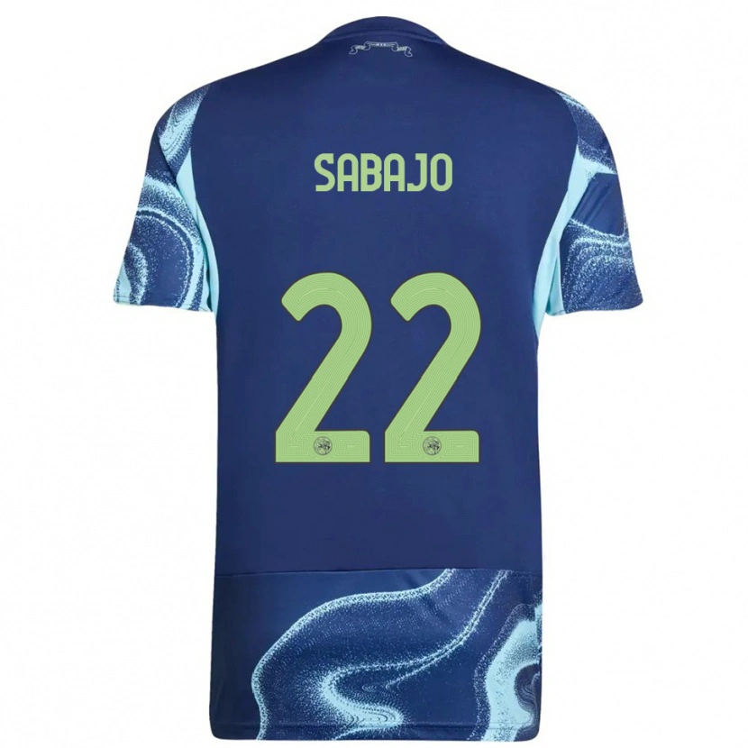 Danxen Criança Camisola Quinty Sabajo #22 Marinho Azul Celeste Alternativa 2025/26 Camisa Brasil