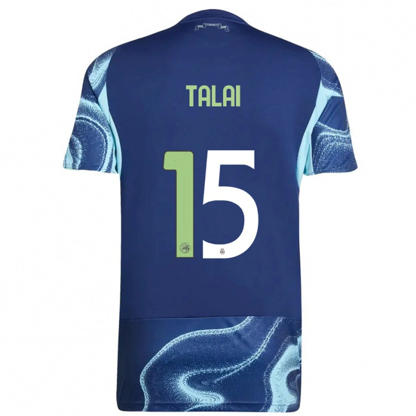 Danxen Criança Camisola Imran Talai #15 Marinho Azul Celeste Alternativa 2025/26 Camisa Brasil