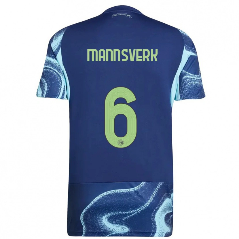 Danxen Criança Camisola Sivert Mannsverk #6 Marinho Azul Celeste Alternativa 2025/26 Camisa Brasil