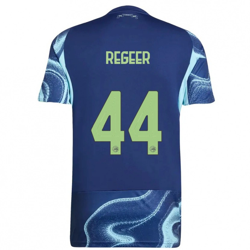 Danxen Criança Camisola Youri Regeer #44 Marinho Azul Celeste Alternativa 2025/26 Camisa Brasil