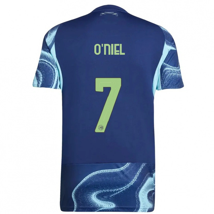 Danxen Criança Camisola Don O'niel #7 Marinho Azul Celeste Alternativa 2025/26 Camisa Brasil