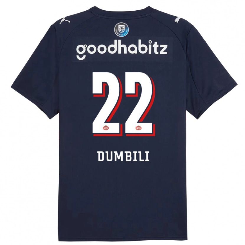 Danxen Criança Camisola Samuel Dumbili #22 Marinho Branco Alternativa 2025/26 Camisa Brasil