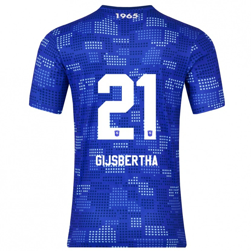 Danxen Criança Camisola Tyrese Gijsbertha #21 Azul Azul Celeste Alternativa 2025/26 Camisa Brasil