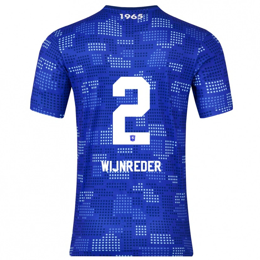 Danxen Criança Camisola Jeppe Wijnreder #2 Azul Azul Celeste Alternativa 2025/26 Camisa Brasil