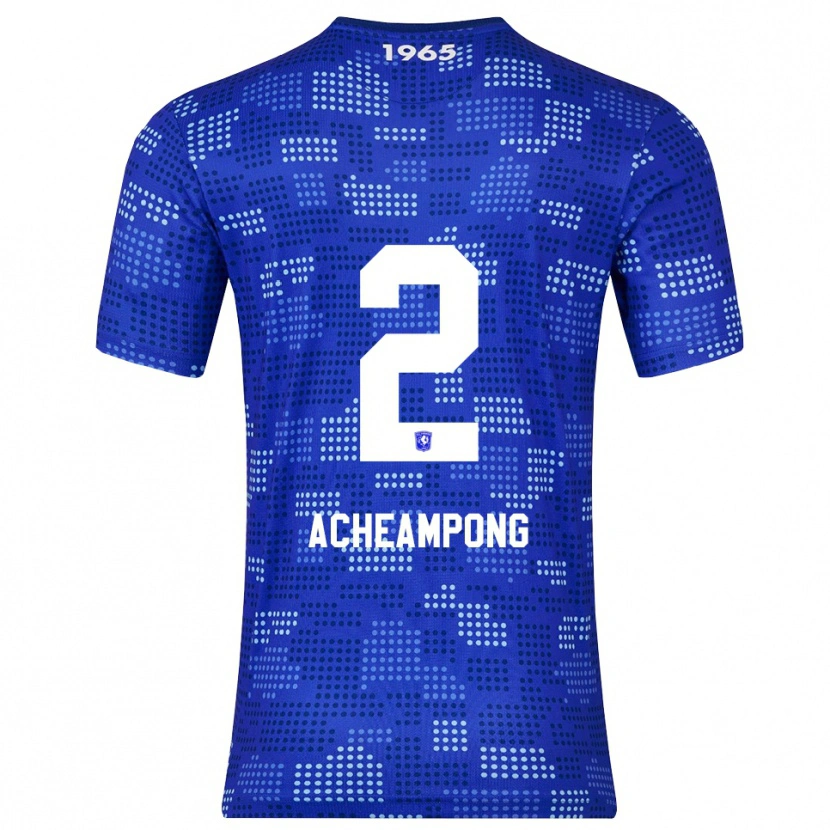 Danxen Criança Camisola Sage Acheampong #2 Azul Azul Celeste Alternativa 2025/26 Camisa Brasil
