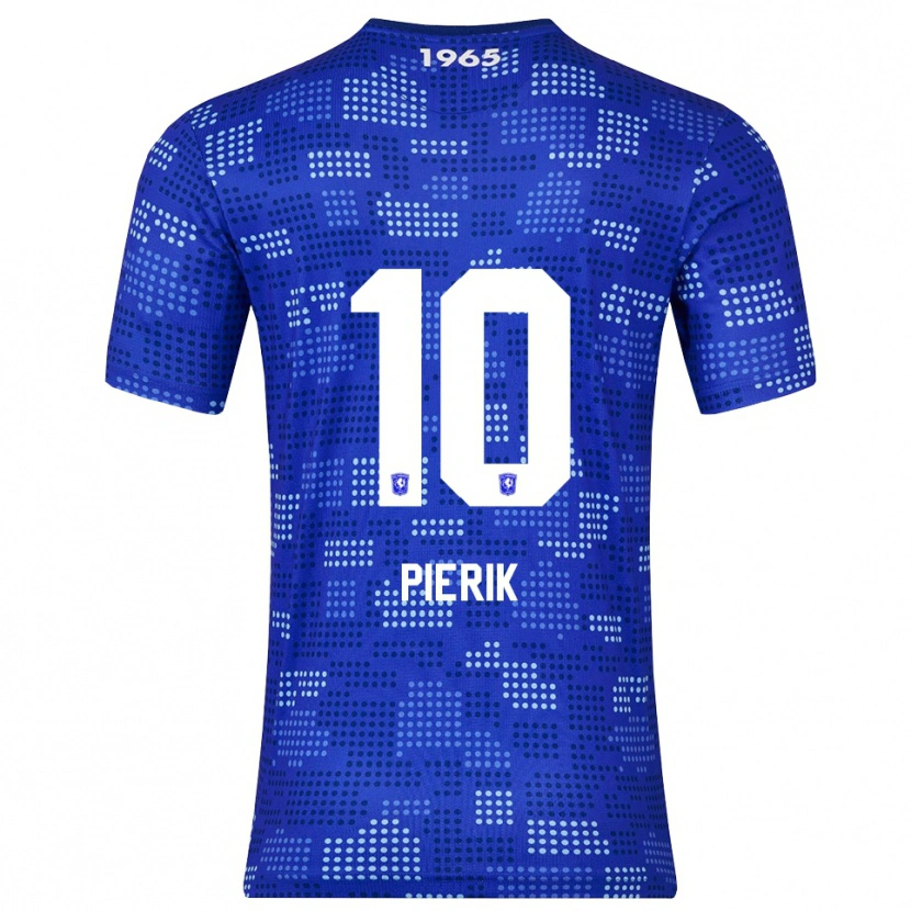 Danxen Criança Camisola Milan Pierik #10 Azul Azul Celeste Alternativa 2025/26 Camisa Brasil