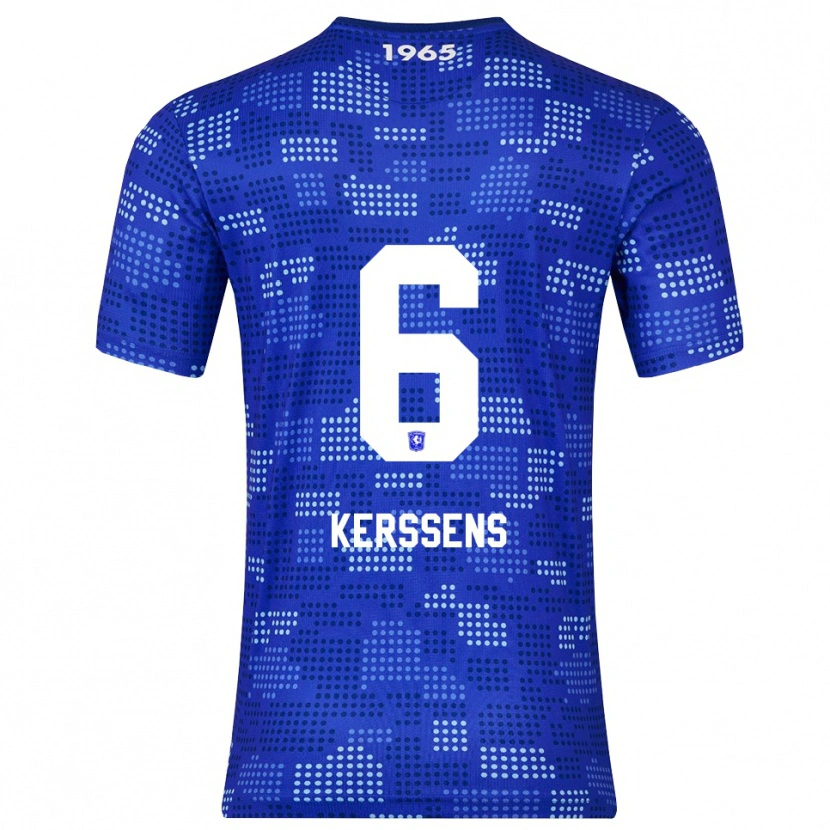 Danxen Criança Camisola Tom Kerssens #6 Azul Azul Celeste Alternativa 2025/26 Camisa Brasil