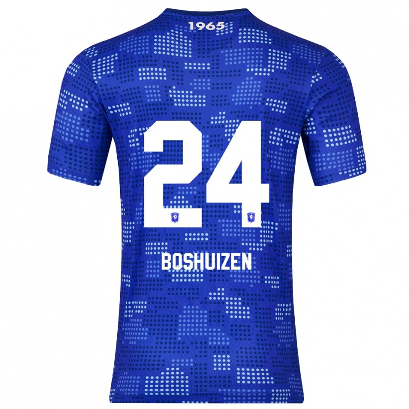 Danxen Criança Camisola Annouk Boshuizen #24 Azul Azul Celeste Alternativa 2025/26 Camisa Brasil