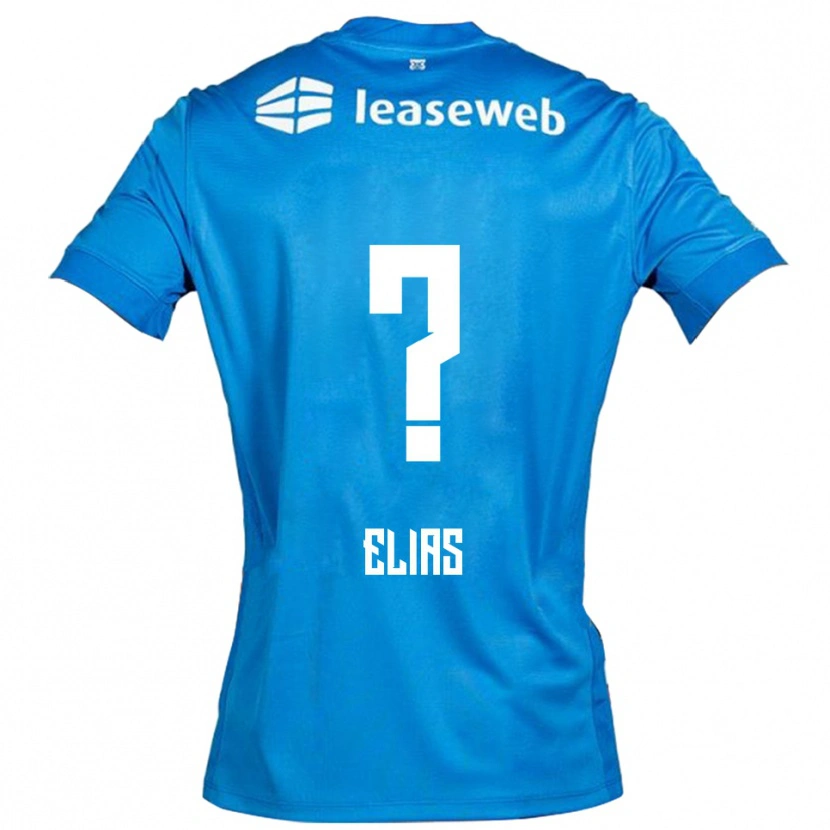 Danxen Criança Camisola Janoa Elias #0 Azul Branco Alternativa 2025/26 Camisa Brasil