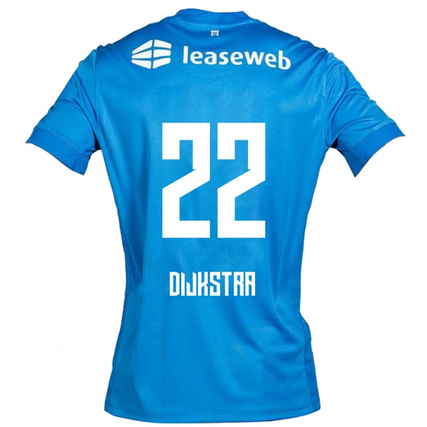 Danxen Criança Camisola Elijah Dijkstra #22 Azul Branco Alternativa 2025/26 Camisa Brasil