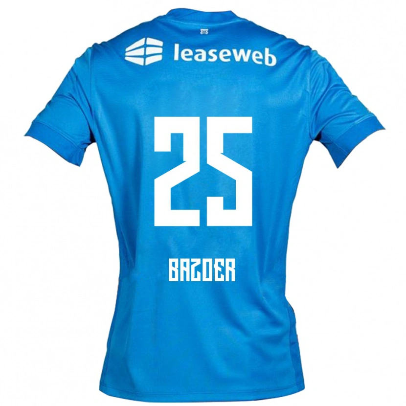 Danxen Criança Camisola Riechedly Bazoer #25 Azul Branco Alternativa 2025/26 Camisa Brasil