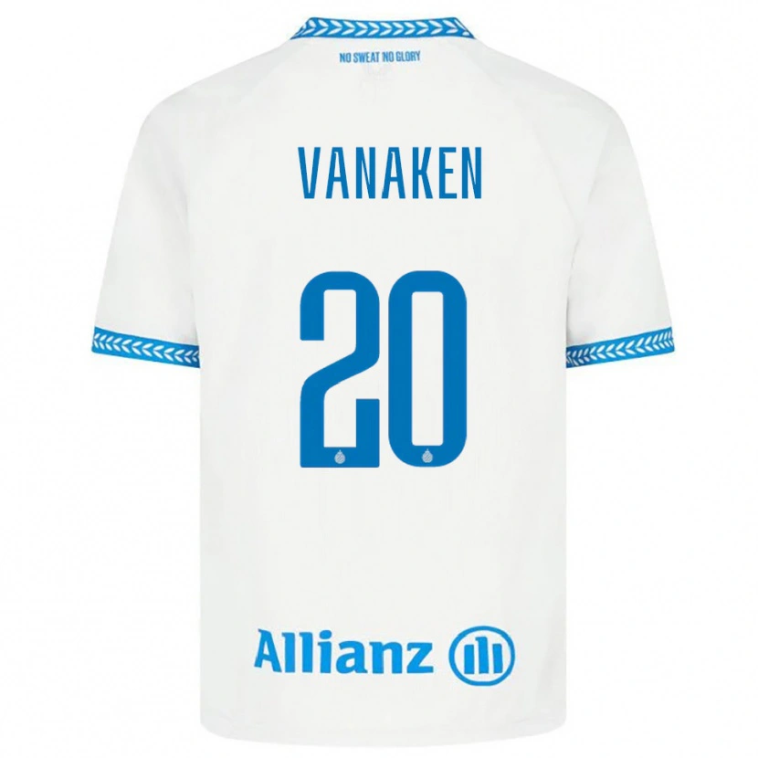 Danxen Criança Camisola Hans Vanaken #20 Azul Branco Alternativa 2025/26 Camisa Brasil