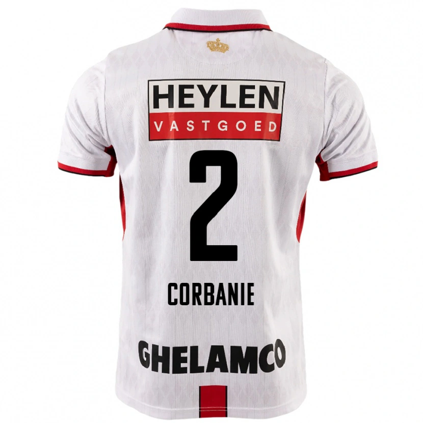 Danxen Criança Camisola Kobe Corbanie #2 Branco Vermelho Alternativa 2025/26 Camisa Brasil