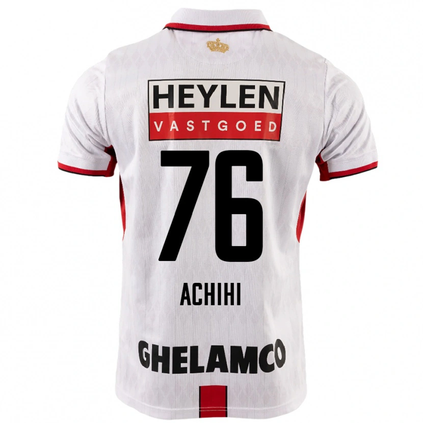 Danxen Criança Camisola Orseer Achihi #76 Branco Vermelho Alternativa 2025/26 Camisa Brasil