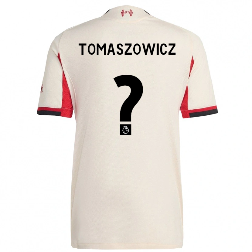 Danxen Criança Camisola Aiden Tomaszowicz #0 Branco Preto Alternativa 2025/26 Camisa Brasil