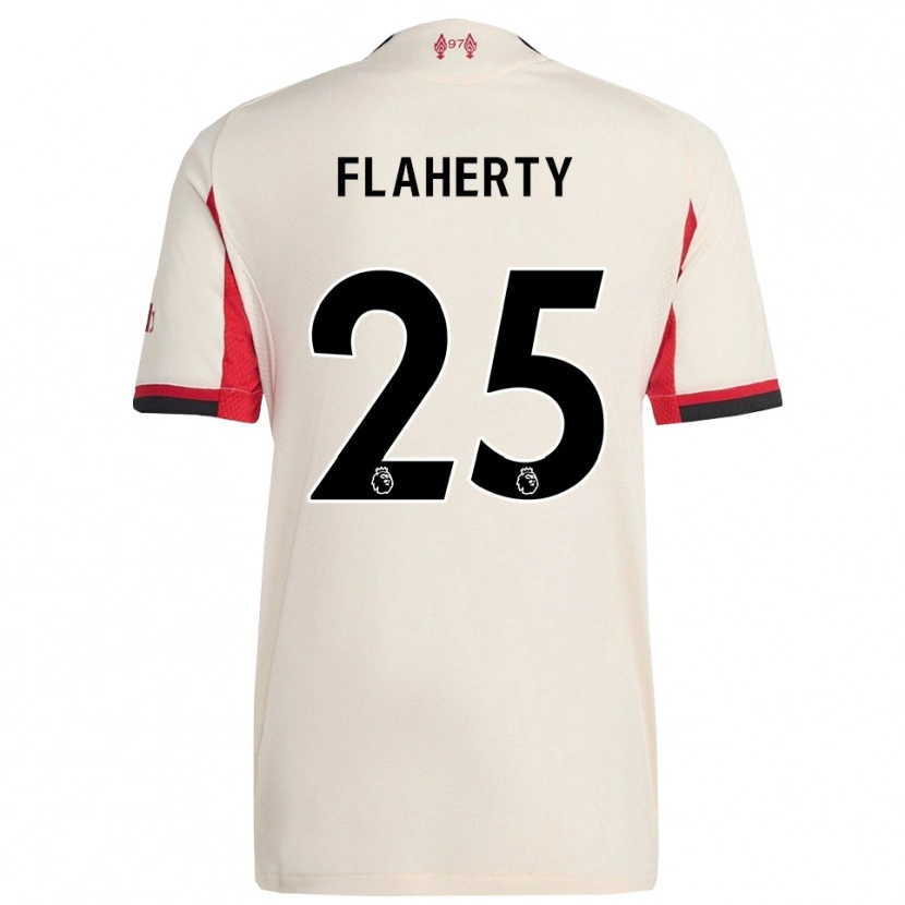 Danxen Criança Camisola Gilly Flaherty #25 Branco Preto Alternativa 2025/26 Camisa Brasil