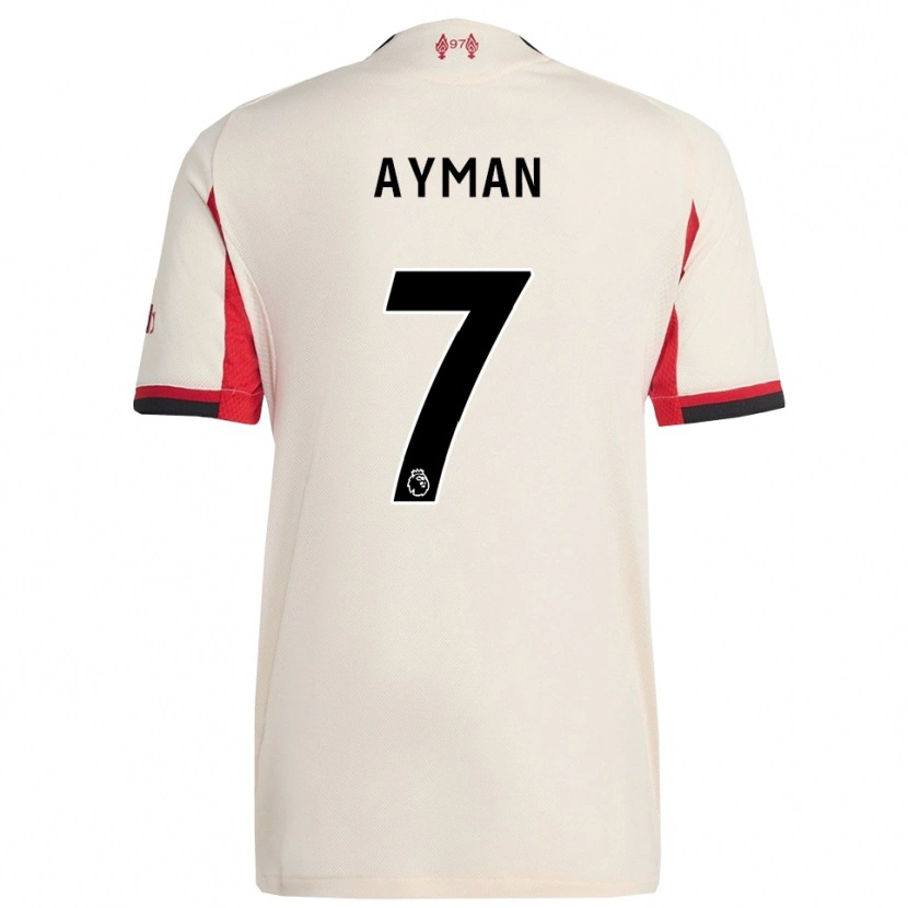 Danxen Criança Camisola Alvin Ayman #7 Branco Preto Alternativa 2025/26 Camisa Brasil