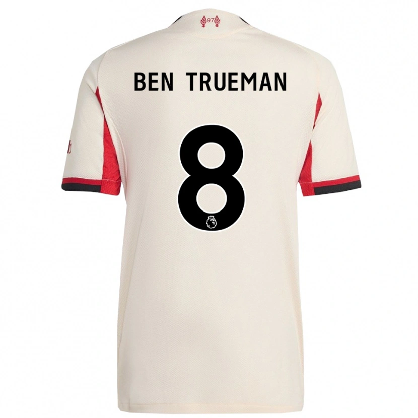 Danxen Criança Camisola Ben Trueman #8 Branco Preto Alternativa 2025/26 Camisa Brasil