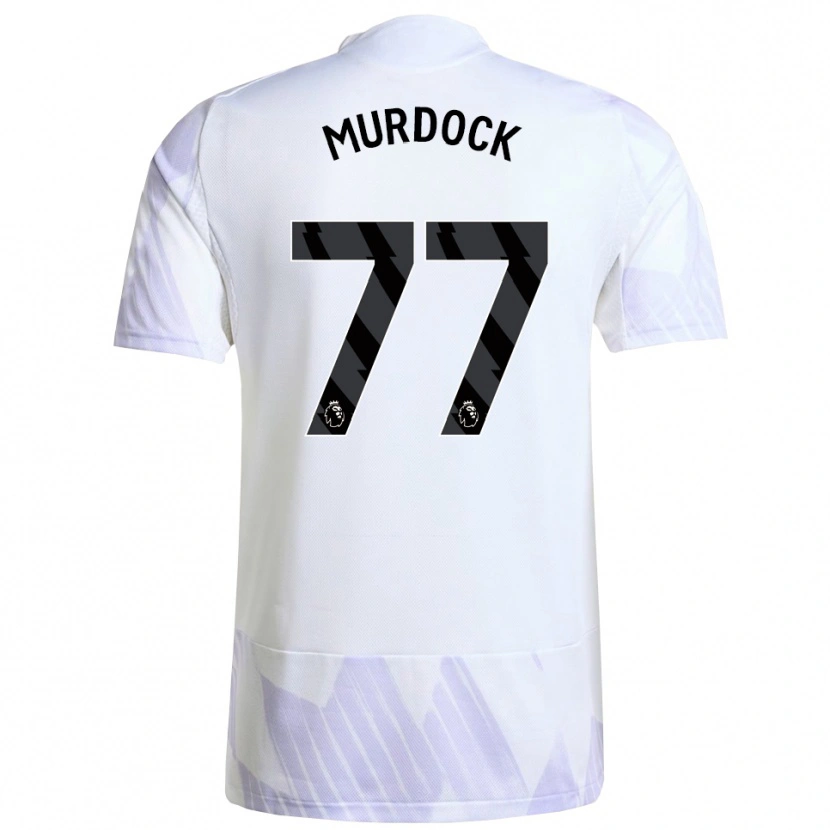 Danxen Criança Camisola Will Murdock #77 Branco Roxo Roxo Alternativa 2025/26 Camisa Brasil