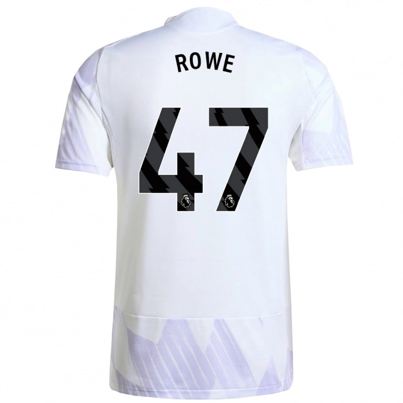 Danxen Criança Camisola Tommy Rowe #47 Branco Roxo Roxo Alternativa 2025/26 Camisa Brasil