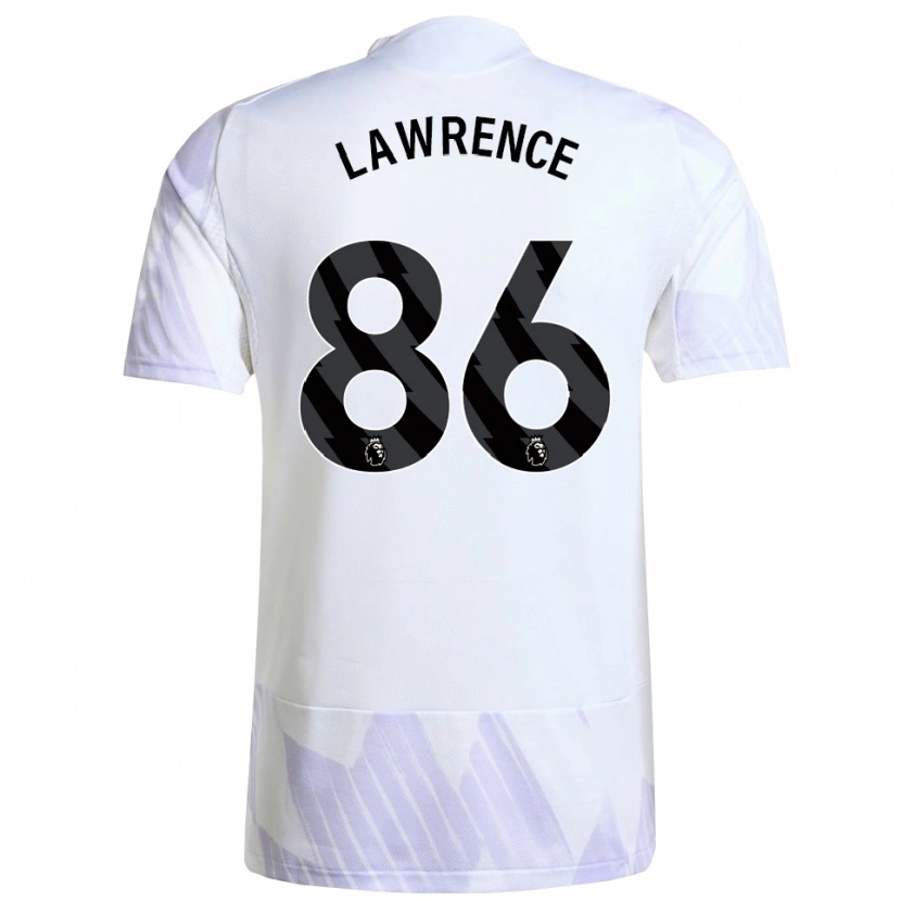 Danxen Criança Camisola Marcus Lawrence #86 Branco Roxo Roxo Alternativa 2025/26 Camisa Brasil