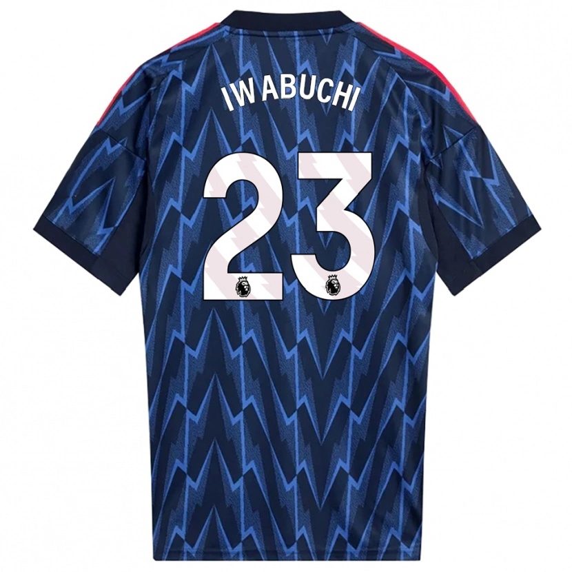 Danxen Criança Camisola Mana Iwabuchi #23 Marinho Vermelho Alternativa 2025/26 Camisa Brasil