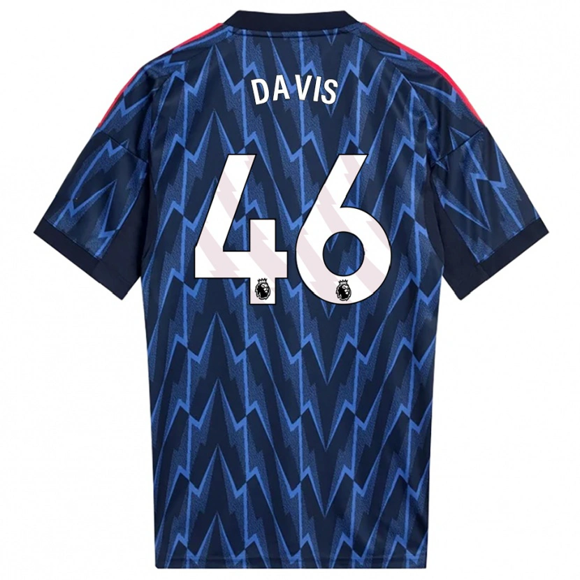Danxen Criança Camisola Timi Davis #46 Marinho Vermelho Alternativa 2025/26 Camisa Brasil